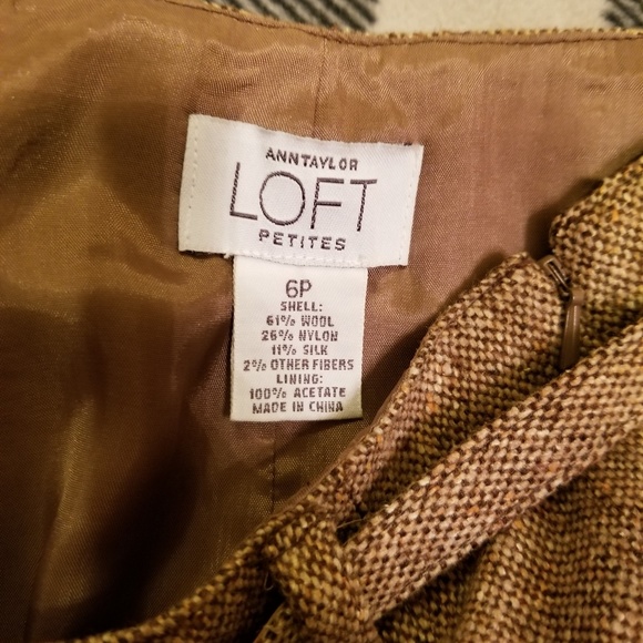 Ann Taylor LOFT winter skirt 6P - Picture 3 of 3